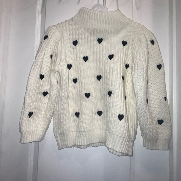 Anthropologie women’s Hearts Mock Neck Sweater - Picture 2 of 4